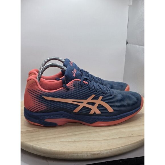 Asics Womens Solution Speed FF 1042A002 Blue Running Shoes Sneakers Size 9 - Picture 3 of 9